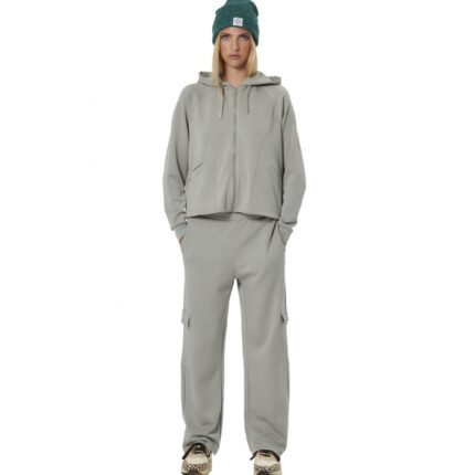 Body Action Modal Boxy Jacket Fog Green Γυναικεία Ζακέτα Λαδί