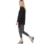 Body Action Oversize Boucle-Fleece Jacket Black Γυναικεία Ζακέτα Προβατάκι Μαύρη