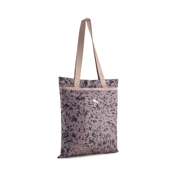 Puma Pop Tote Shopper Bag Γυναικεία Τσάντα Ώμου Λεοπάρ