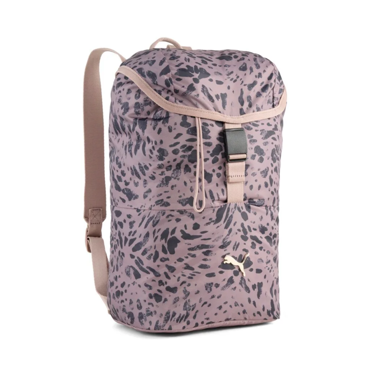 Puma Pop Small Backpack Γυναικείο Σακίδιο Λεοπάρ