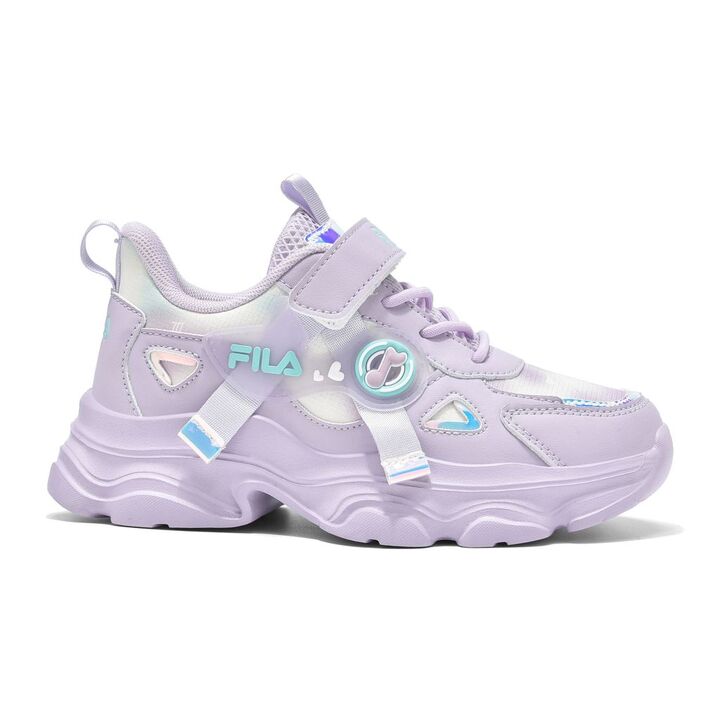 Fila Musha 3 Memory Velcro Παιδικά Sneakers με Σκρατς Mωβ