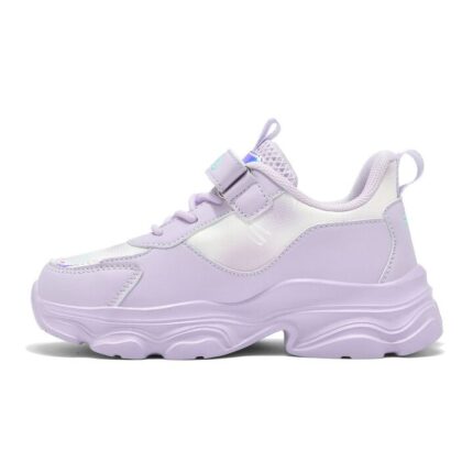 Fila Musha 3 Memory Velcro Παιδικά Sneakers με Σκρατς Mωβ