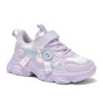 Fila Musha 3 Memory Velcro Παιδικά Sneakers με Σκρατς Mωβ