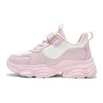 Fila Musha 3 Memory Velcro Παιδικά Sneakers με Σκρατς Ροζ