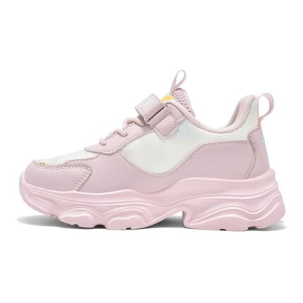 Fila Musha 3 Memory Velcro Παιδικά Sneakers με Σκρατς Ροζ