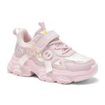 Fila Musha 3 Memory Velcro Παιδικά Sneakers με Σκρατς Ροζ