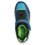 Skechers S-Lights Vortex 3.0 Παιδικά Sneakers με Φωτάκια Μπλε / Λαχανί