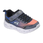 Skechers S-Lights Vortex 3.0 Παιδικά Sneakers με Φωτάκια Μπλε / Πορτοκαλί