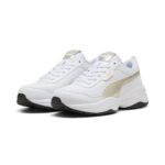 Puma Cilia Mode Metallic Whisper Γυναικεία Sneakers Λευκά / Χρυσά