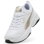 Puma Cilia Mode Metallic Whisper Γυναικεία Sneakers Λευκά / Χρυσά