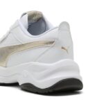 Puma Cilia Mode Metallic Whisper Γυναικεία Sneakers Λευκά / Χρυσά