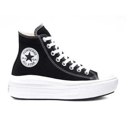 Converse All Star Chuck Taylor Move Hi Top Γυναικεία Sneakers Μποτάκια Μαύρα