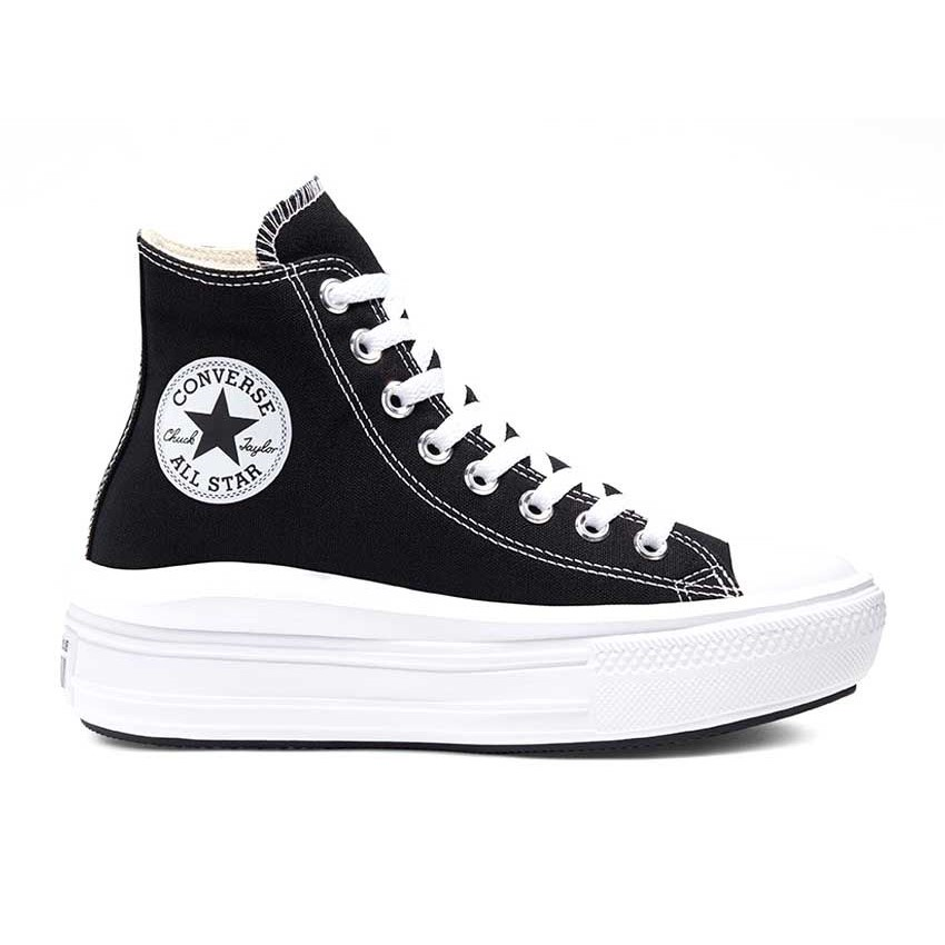Converse All Star Chuck Taylor Move Hi Top Γυναικεία Sneakers Μποτάκια Μαύρα