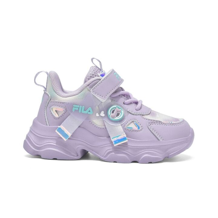 Fila Musha 3 Memory Velcro Βρεφικά Sneakers με Σκρατς Mωβ
