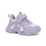 Fila Musha 3 Memory Velcro Βρεφικά Sneakers με Σκρατς Mωβ