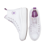 Converse Chuck Taylor All Star Move Platform Hi Παιδικά Sneakers Μποτάκια Λευκά με Μωβ