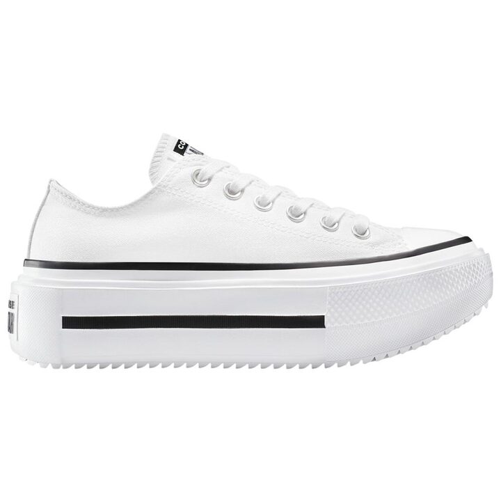 Converse Chuck Taylor All Star Lift Double Stack Γυναικεία Sneakers Λευκά