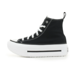 Converse Chuck Taylor All Star Lift Double Stack Παιδικά Sneakers Μποτάκια Μαύρα
