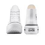 Converse Chuck Taylor All Star Lift Double Stack Παιδικά Sneakers Μποτάκια Λευκά