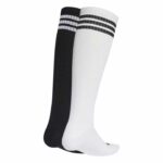 adidas 3-Stripes Knee Socks 2P Κάλτσες μέχρι το Γόνατο Λευκές / Μαύρες