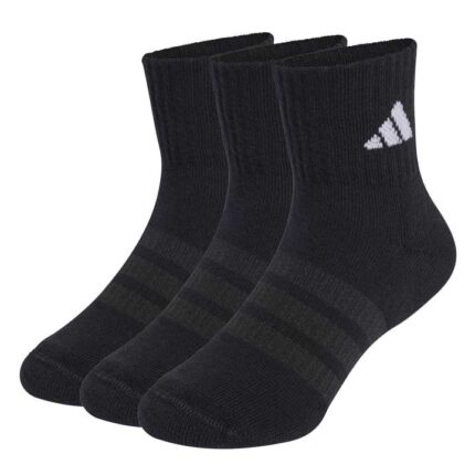 adidas Cushioned Sportswear Ankle Socks 3P Παιδικές Κάλτσες Μαύρες