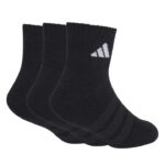 adidas Cushioned Sportswear Ankle Socks 3P Παιδικές Κάλτσες Μαύρες