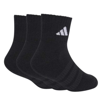adidas Cushioned Sportswear Ankle Socks 3P Παιδικές Κάλτσες Μαύρες