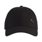 Puma Ess Elevated Metal Cat Baseball Cap Καπέλο Μαύρο