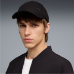 Puma Ess Elevated Metal Cat Baseball Cap Καπέλο Μαύρο
