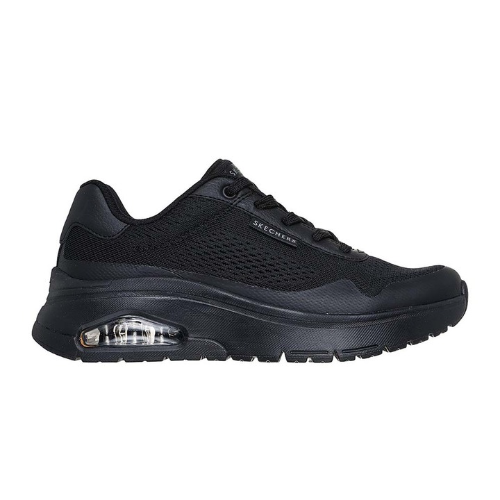 Skechers Skechers Uno Flex - Spring On Air Γυναικεία Sneakers Μαύρα