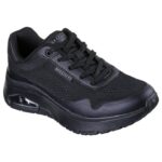 Skechers Skechers Uno Flex - Spring On Air Γυναικεία Sneakers Μαύρα