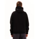 Emerson Hooded Raglan Bonded Bomber Jacket Ανδρικό Raglan Μπουφάν Με Κουκούλα Μαύρο