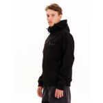 Emerson Hooded Raglan Bonded Bomber Jacket Ανδρικό Raglan Μπουφάν Με Κουκούλα Μαύρο