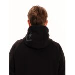 Emerson Hooded Raglan Bonded Bomber Jacket Ανδρικό Raglan Μπουφάν Με Κουκούλα Μαύρο