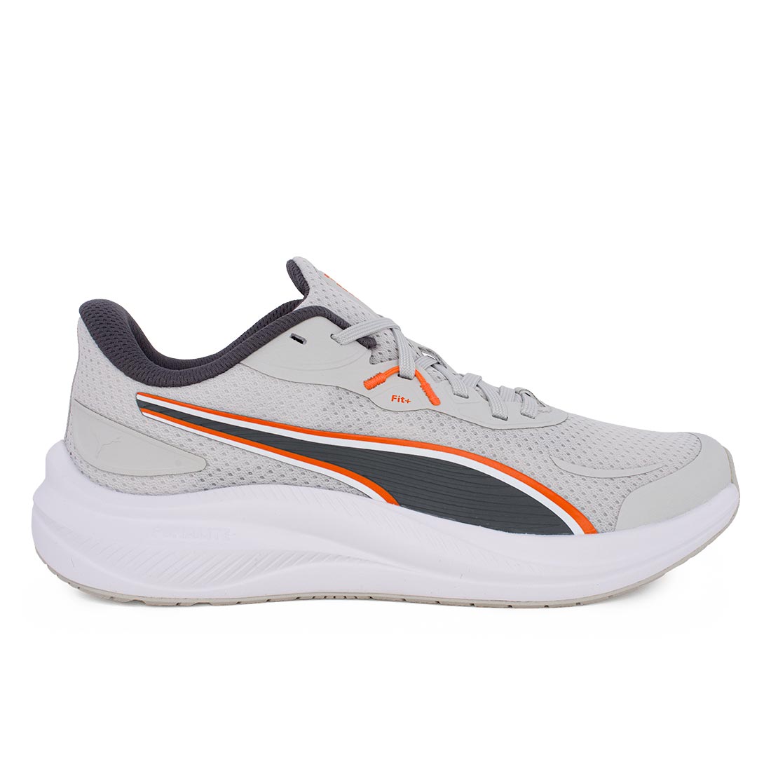 Puma Skyrocket Lite 2 JR Παιδικά Παπούτσια Τρεξίματος Ανοιχτό Γκρι / Πορτοκαλί