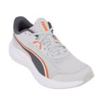 Puma Skyrocket Lite 2 JR Παιδικά Παπούτσια Τρεξίματος Ανοιχτό Γκρι / Πορτοκαλί