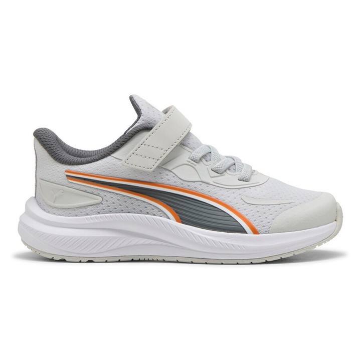 Puma Skyrocket 2 AC + PS Παιδικά Παπούτσια Τρεξίματος Ανοιχτό Γκρι / Πορτοκαλί