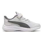 Puma Skyrocket 2 AC + PS Παιδικά Παπούτσια Τρεξίματος Ανοιχτό Γκρι / Πορτοκαλί