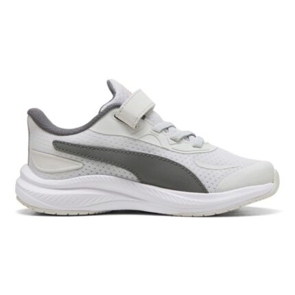 Puma Skyrocket 2 AC + PS Παιδικά Παπούτσια Τρεξίματος Ανοιχτό Γκρι / Πορτοκαλί
