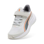 Puma Skyrocket 2 AC + PS Παιδικά Παπούτσια Τρεξίματος Ανοιχτό Γκρι / Πορτοκαλί