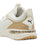 Puma Softride Charm Animal Γυναικεία Παπούτσια Τρεξίματος Λευκά / Μπεζ
