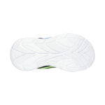 Skechers S Lights: Flex-Glow Ultra Βρεφικά Sneakers με Φωτάκια Μαύρο / Μπλε / Λαχανί