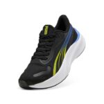 Puma Pounce Lite Jr Παιδικά Running Μαύρα / Μπλε / Κίτρινα
