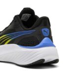 Puma Pounce Lite Jr Παιδικά Running Μαύρα / Μπλε / Κίτρινα