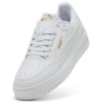 Puma Shuffle Downtown Ανδρικά Sneakers Λευκά
