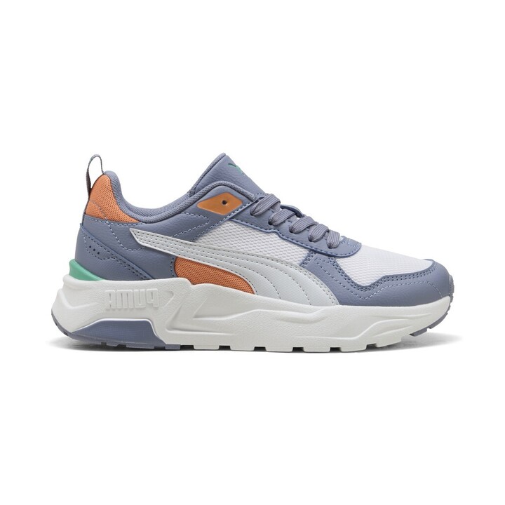 Puma Trinity 2 LT Jr Παιδικά Sneakers Mωβ / Λευκό / Πορτοκαλί