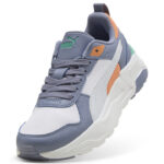 Puma Trinity 2 LT Jr Παιδικά Sneakers Mωβ / Λευκό / Πορτοκαλί