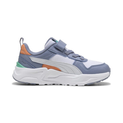 Puma Trinity 2 LT AC+PS Παιδικά Sneakers Με Σκρατς Mωβ / Λευκό / Πορτοκαλί