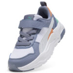 Puma Trinity 2 LT AC+PS Παιδικά Sneakers Με Σκρατς Mωβ / Λευκό / Πορτοκαλί