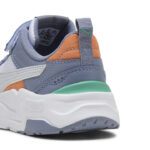 Puma Trinity 2 LT AC+PS Παιδικά Sneakers Με Σκρατς Mωβ / Λευκό / Πορτοκαλί